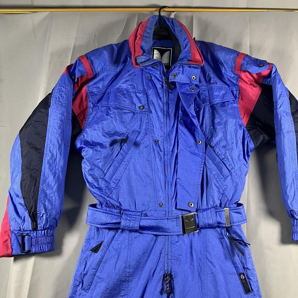 Vintage Couloir Ski Suit Mens 40‎ One Piece Entrant 90s Snowsuit Jumpsuit Jacket - Picture 2 of 16